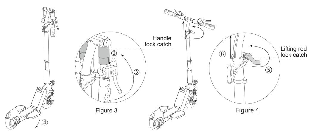 Adjusting the scooter heights