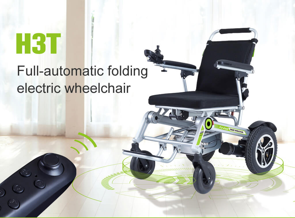 electric automatic folding wheelchair